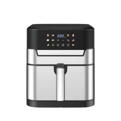 Airfryer 8L | Digital Pekskärm | 10 Förinställda Program | Lyfco