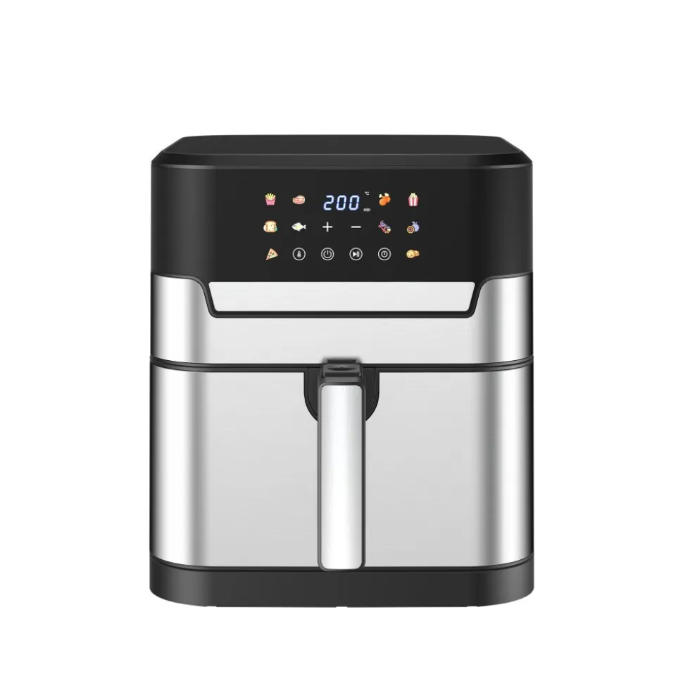 Airfryer 8L | Digital Pekskärm | 10 Förinställda Program | Lyfco