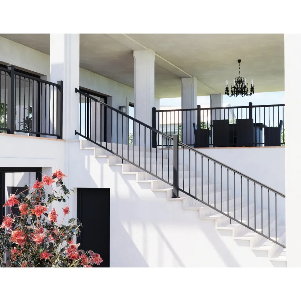 Altanstaket 180x100 cm | Pulverlackerad och robust design | Passar till Aurelius/Linius