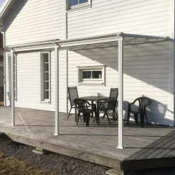 Altantak 3.7x2.5m | Extra hög | Kanalplast / Aluminium