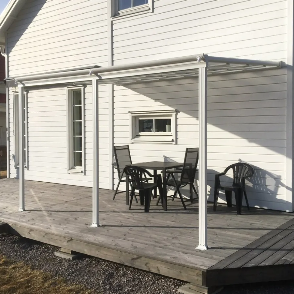 Altantak 3.7x2.5m | Extra hög | Kanalplast / Aluminium