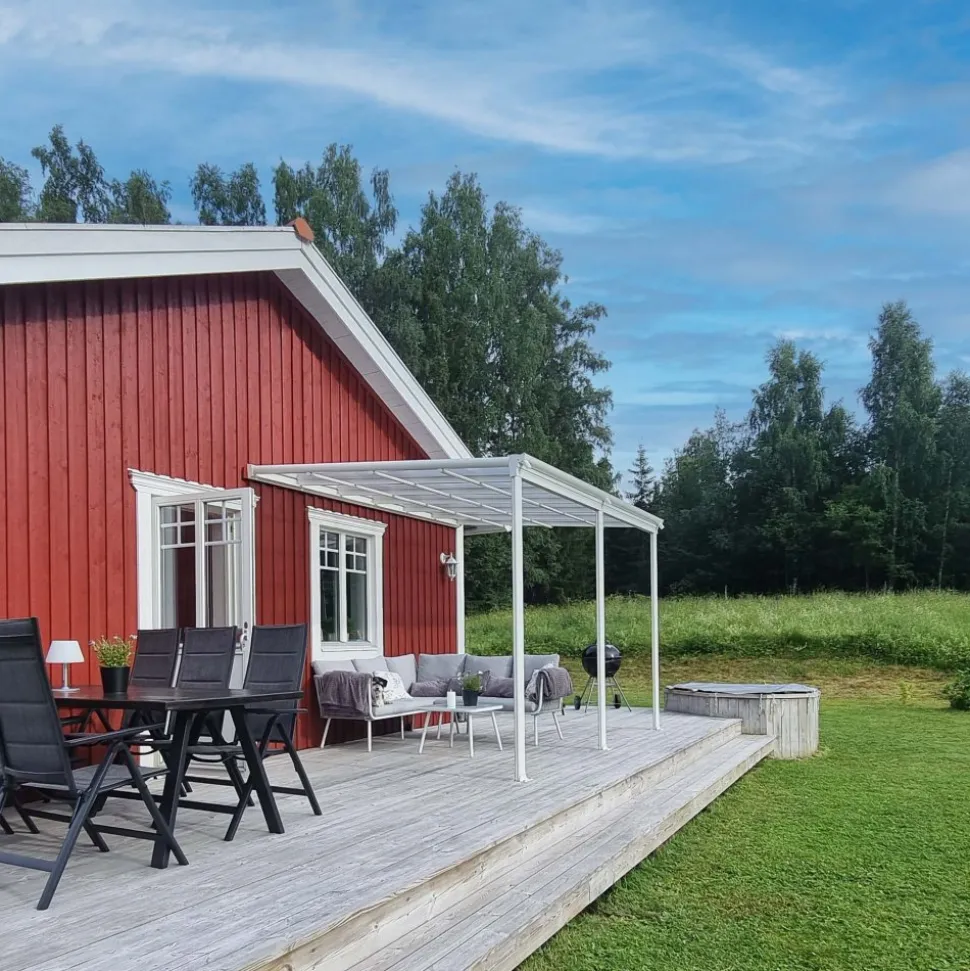 Altantak 3.7x2.5m | Extra hög | Kanalplast / Aluminium