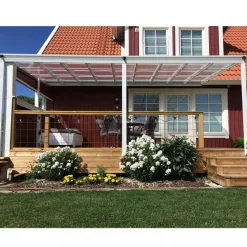 Altantak 5.6x3.0m | Extra hög | Kanalplast / Aluminium