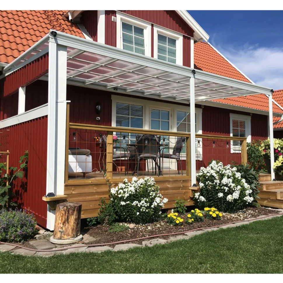 Altantak 5.6x3.0m | Extra hög | Kanalplast / Aluminium