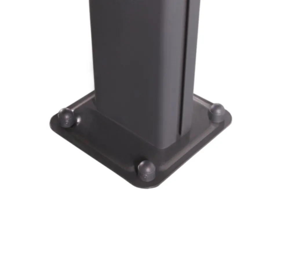 Altantak 4,3x3 m | Kanalplast / Aluminium | Extra hög | Grå