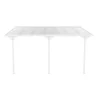 Altantak 3,7x2,5m | Kanalplast/ Aluminium | Vit