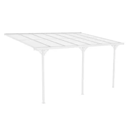 Altantak 3,7x2,5m | Kanalplast/ Aluminium | Vit