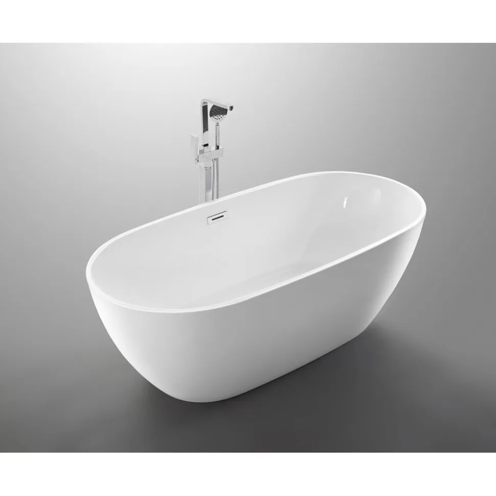 Badkar Asia 160cm | Fristående badkar i akryl | Asia