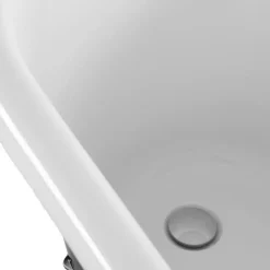 Badkar med tassar 153cm | Fristående | Lyxig design | Svart