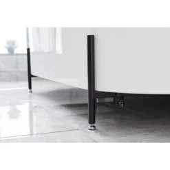 Badkar | 170x75 cm | Svarta fötter | Modern design