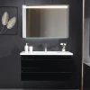 Badrumsmöbel 100cm | Kommod och LED-spegel | Blandare ingår