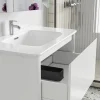 Badrumspaket 80 cm  Kommod & keramiskt tvättställ med spegelskåp | Mjukstängning | Modern design