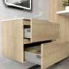 Badrumspaket 60 cm | LED-spegel med anti-fog & dimmer | MDF | Maja