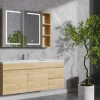 Badrumspaket | Kommod 120cm | LED-spegelskåp | Venedig