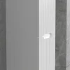 Badrumspaket | Kommod 101cm | Rund LED-spegel | Tuba - Vit