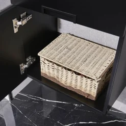 Badrumspaket | Kommod & sidoskåp i tålig MDF | LED-spegel