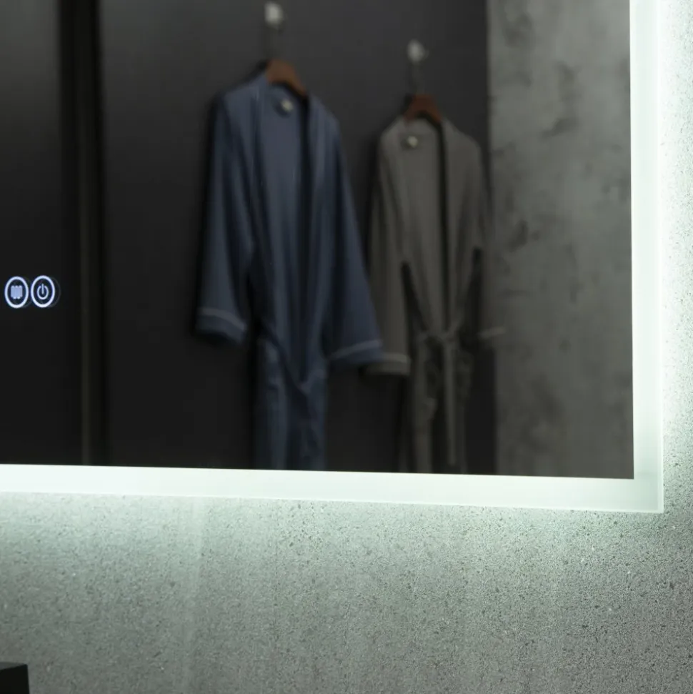 Badrumspaket | Kommod, sidoskåp & LED-spegel | Blandare ingår