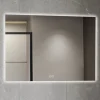 Badrumsspegel | LED-belysning | Anti-fog & touch-styrning | Rektangulär