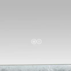 Badrumsspegel | LED-belysning | Anti-fog & touch-styrning | Rektangulär