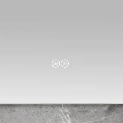 Badrumsspegel | LED-lyse sidor | Dimmer & touch-styrning | Rektangulär