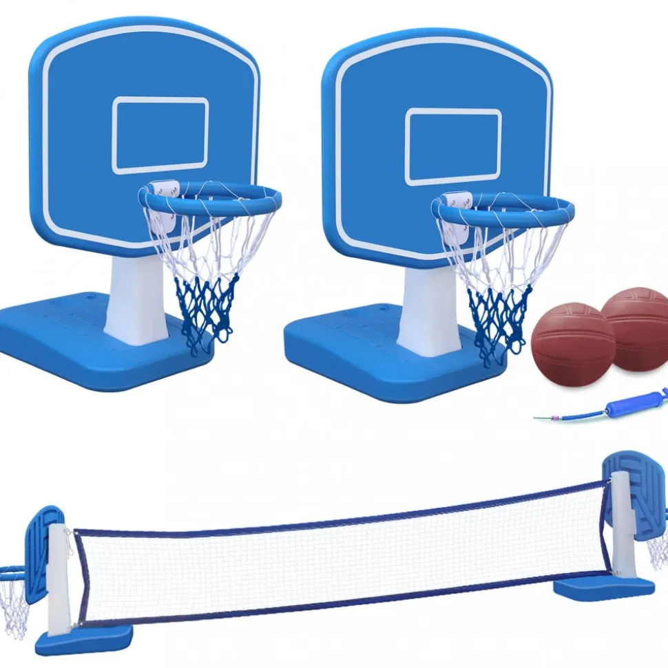 Basket- och volleybollspel till poolen | Komplett spelset