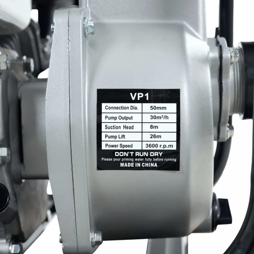 Bensindriven vattenpump 5,5HK 50mm (2")