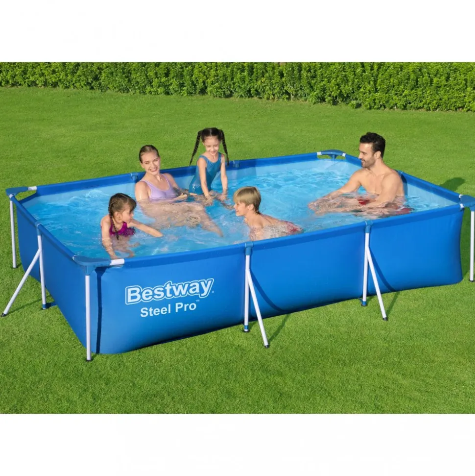 Bestway barnpool ovan mark 3x2m - 66cm djup | Steel Pro (56404)