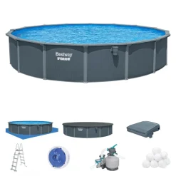 Bestway Hydrium pool ovan mark Ø7,32 m 132 cm djup | Stålpool (561RP)