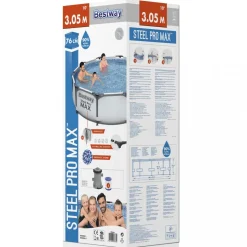 Bestway ovanmarkspool-paket Ø3m - 76cm djup | Steel Pro MAX (56408)