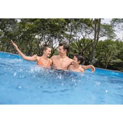 Bestway pool ovan mark Ø5,49m  132cm djup | Hydrium Stålväggspool Set (561CS)