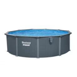 Bestway pool ovan mark Ø4,88m  132cm djup | Hydrium Stålväggspool Set (561CU)