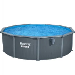 Bestway pool ovan mark Ø4,88m  132cm djup | Hydrium Stålväggspool Set (561CU)