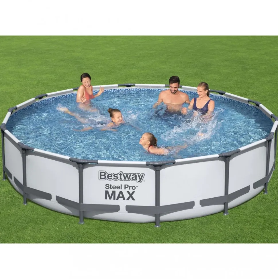 Bestway pool ovan mark Ø4,3m - 84cm djup | Steel Pro MAX (56595)