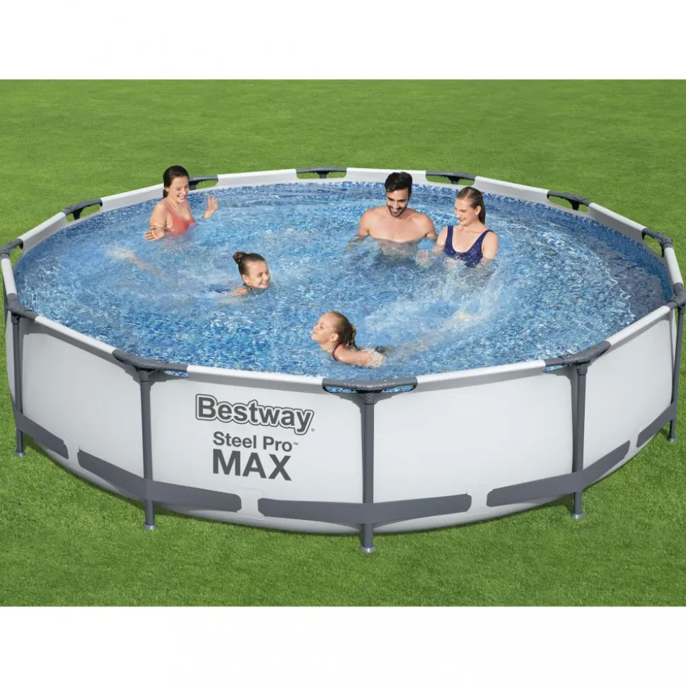 Bestway pool ovan mark Ø3,66m - 76cm djup | Steel Pro MAX (56416)