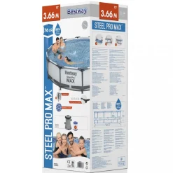 Bestway pool ovan mark Ø3,66m - 76cm djup | Steel Pro MAX (56416)