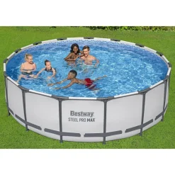 Bestway pool ovan mark Ø4,6m - 122cm djup | Steel Pro MAX (56438)
