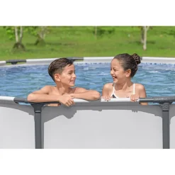 Bestway pool ovan mark Ø4,27m - 122cm djup | Steel Pro MAX (5612X)