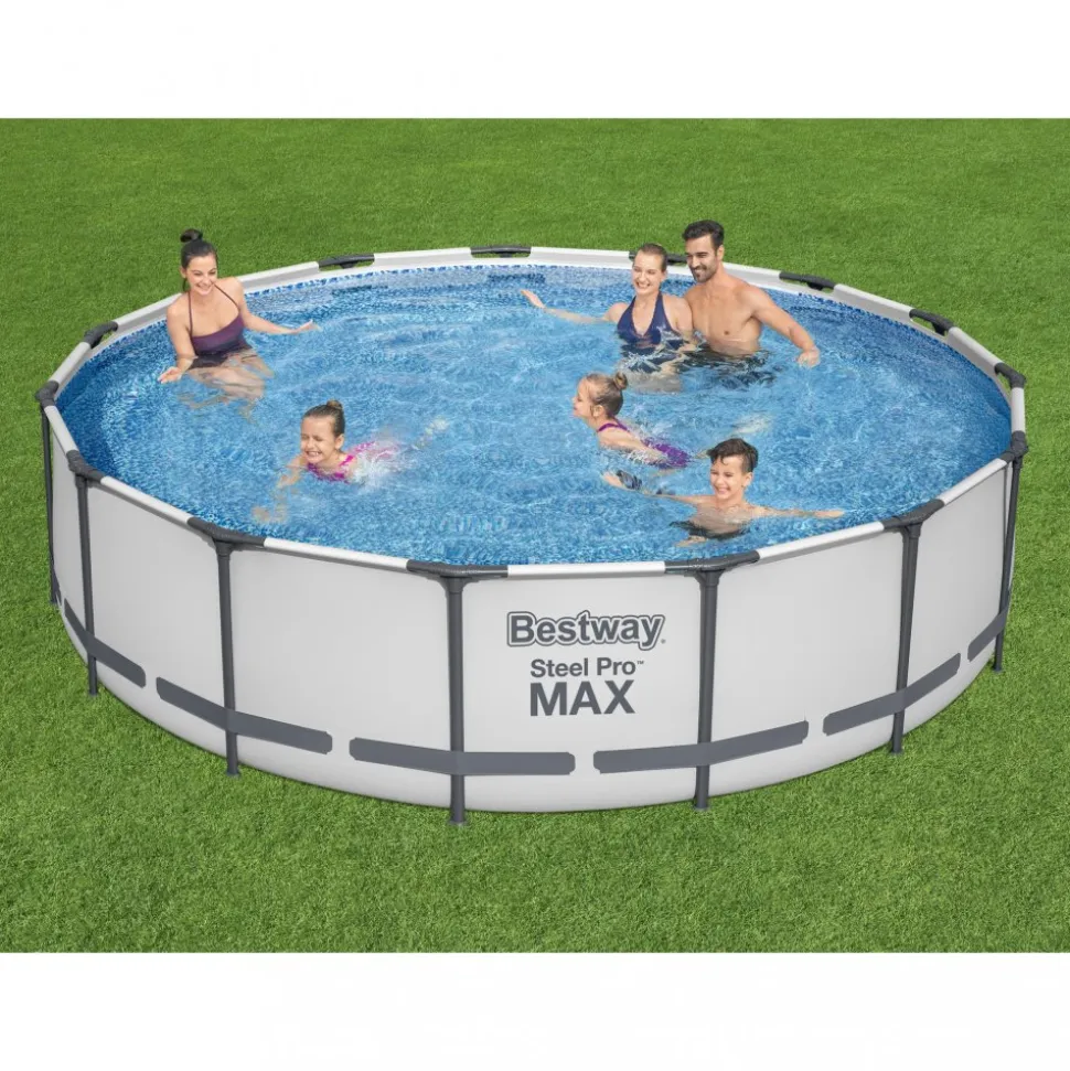 Bestway pool ovan mark Ø4,57m - 1,07m djup | Steel Pro MAX (56488)