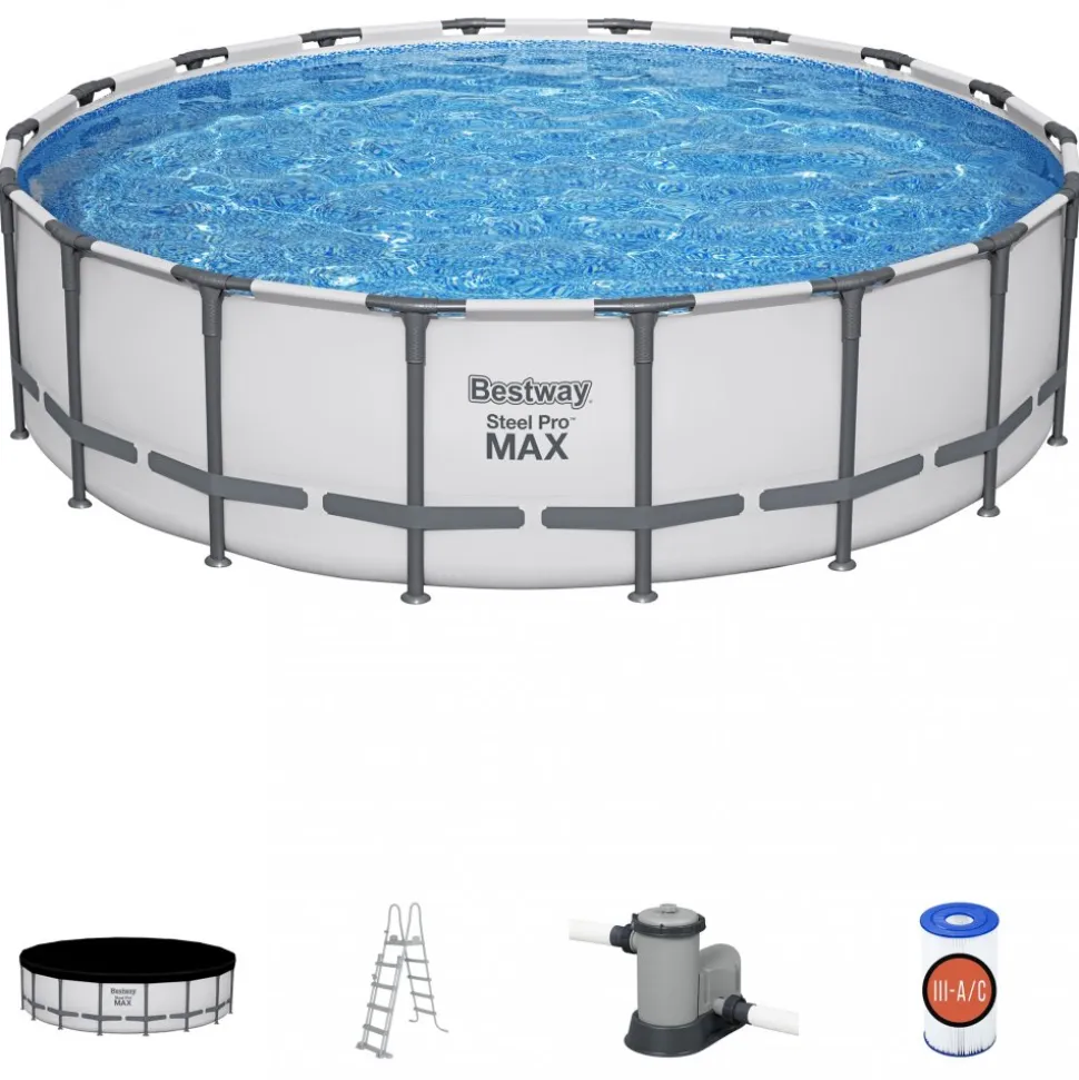 Bestway pool ovan mark Ø5,49m - 1,32m djup | Steel Pro MAX (561FJ)