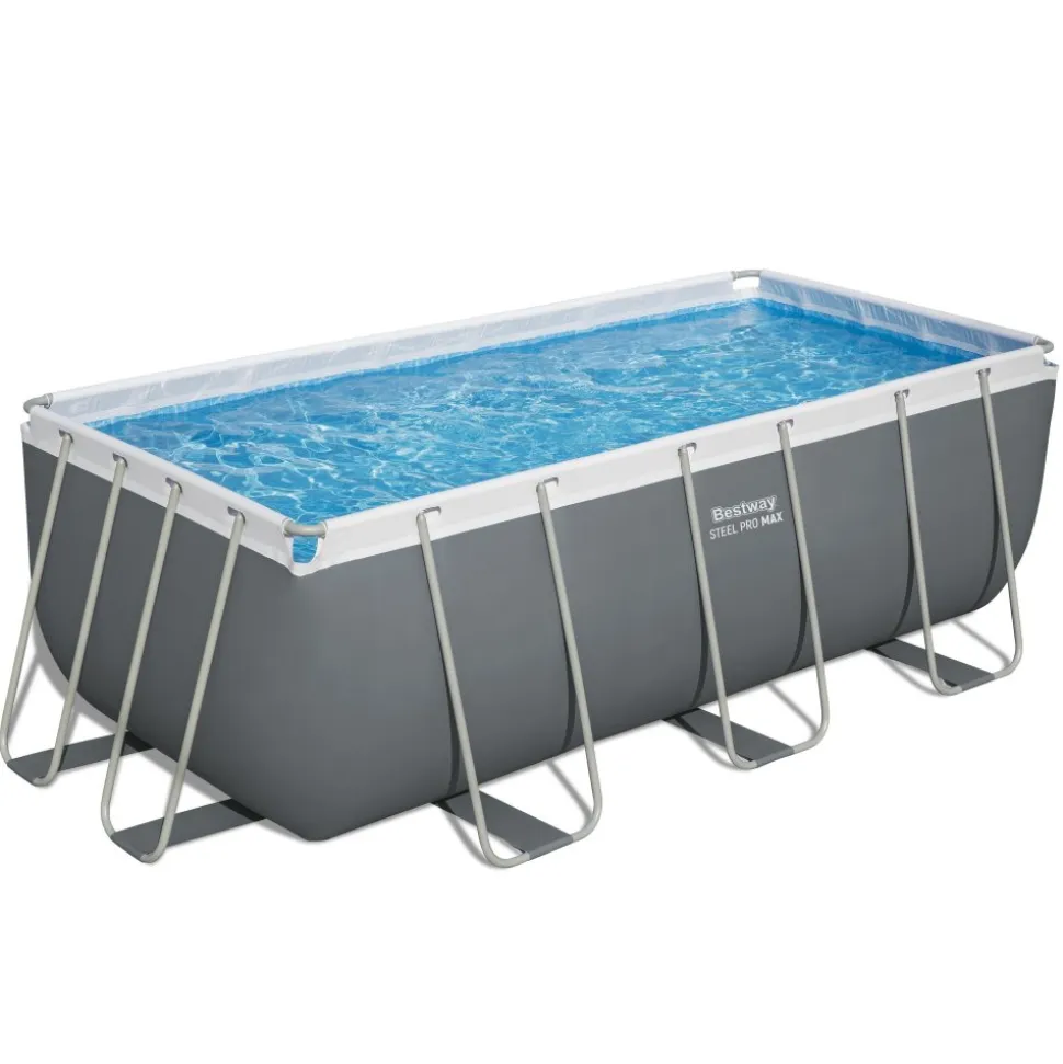 Bestway pool ovan mark 4,1x2m - 122cm djup | Power Steel (56456)