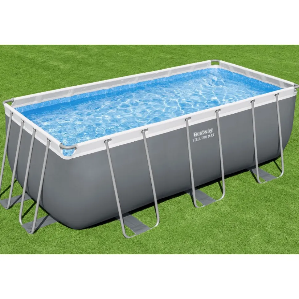 Bestway pool ovan mark 4,1x2m - 122cm djup | Power Steel (56456)