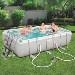 Bestway pool ovan mark 4,04x2,01m - 100cm djup | Power Steel (56441)