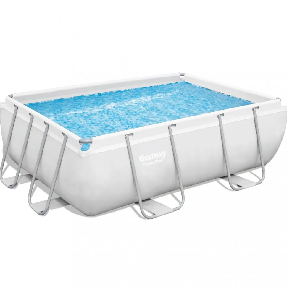 Bestway pool ovan mark 2,82x1,96m - 84cm djup| Power Steel (56629)