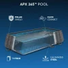 Bestway pool ovan mark 7,3x3,7m - 132cm djup | Power Steel APX 365 (561KG)