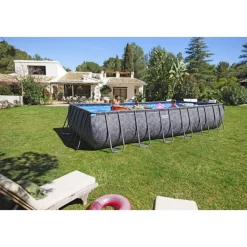 Bestway pool ovan mark 7,3x3,7m - 132cm djup | Power Steel APX 365 (561KG)