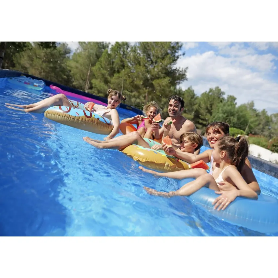 Bestway pool ovan mark 7,3x3,7m - 132cm djup | Power Steel APX 365 (561KG)
