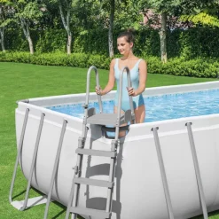 Bestway pool ovan mark 6,4x2,74m - 132cm djup | Power Steel (5611Z)