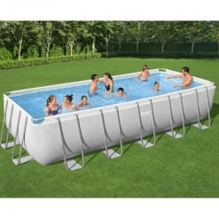 Bestway pool ovan mark 6,4x2,74m - 132cm djup | Power Steel (5611Z)