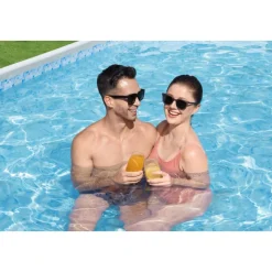 Bestway pool ovan mark 4,88x3,05m - 1m djup | Power Steel Oval (56448)