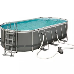 Bestway pool ovan mark 5,5x2,7m - 1,2m djup | Power Steel Oval (56710)